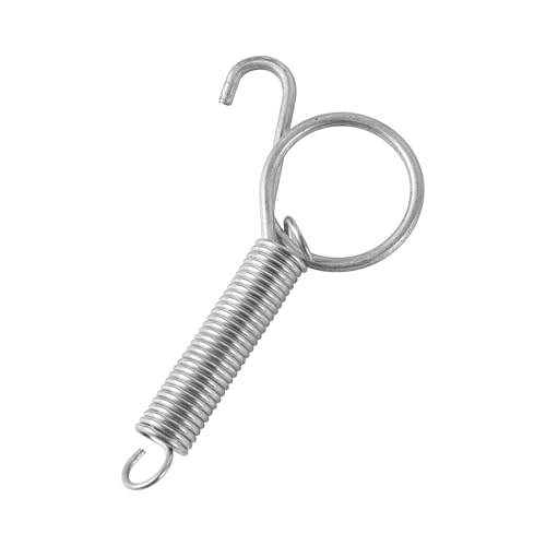 40 PCS Spring Latch Door Cage Metal Finger Hook for Iron Fixing Rabbit Chicken Parrot Guinea Pig Bunny(7cm) - color: 7cm