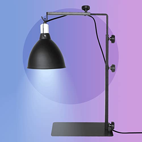 Reptile Lamp Stand Adjustable Reptile Heat Light Stand for Amphibians Lizards Turtles Snakes