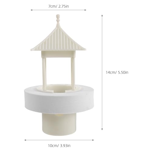 Ultrasonic Mist Maker: Ultrasonic Mist Maker - Pavilion Decorative Water Atomizer - Pond Fogger with White Float for Aquarium Reptile Habitat