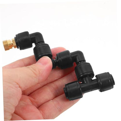 DECHOUS Adjustable Misting Nozzle for Reptile Tanks Fine Mist Sprayer with Full Rotation for Terrarium Humidification and Cooling and Play Installation Versatile Irrigation