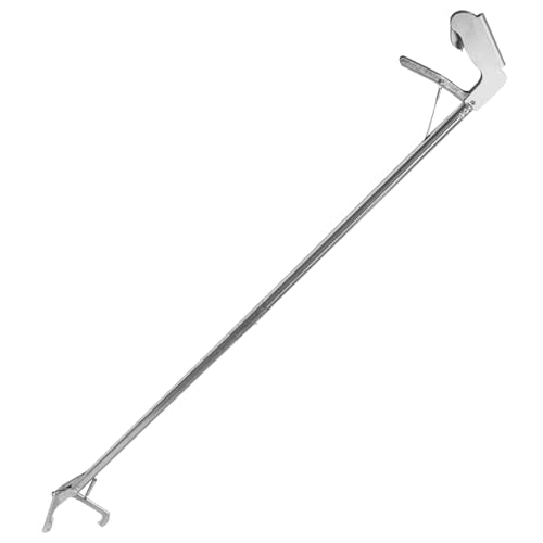 Toddmomy Stainless Steel Snake Grabber Tool Reptile Grabber Snake Catcher Clip Snake Stick Catcher