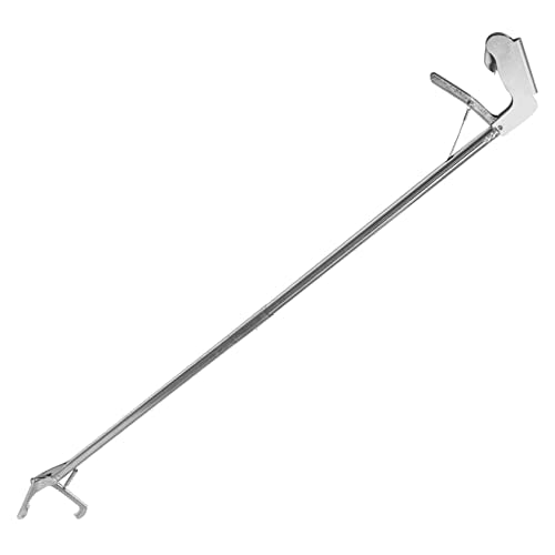 Stainless Steel Snake Grabber Tool Folding Snake Tongs Lock Safe and Practical for Garden and Outdoor Use