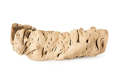 Galápagos (05537) Hollow Hide™ – Natural Sandblasted Grapevine Reptile Hide & Basking Platform for Bearded Dragons, Geckos, Snakes, Turtles, Hermit Crabs, Chameleons Reptile Tank Accessories, 10-14 in