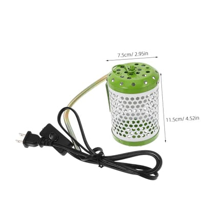 YARNOW Reptile Heat Lamp with Adjustable Stand Dual Ceramic Heater Guard for Bearded Dragons Tortoises and Chicks Rapid Heating Easy Installation for Reptile Tanks