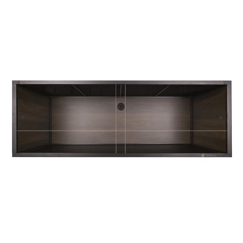 Zen Habitats 4'x2'x16 Reptile Enclosure - The 3.0 - color: Color: Oak - Material: PVC
