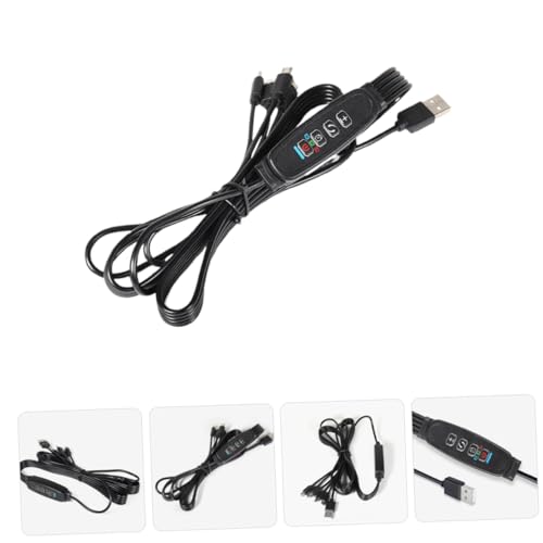 Holibanna Adjustable Brightness Plant Light Control Switch Kit with USB Timer Remote for Indoor Plants Seedling Succulent Hydroponic LED Grow Light Strip