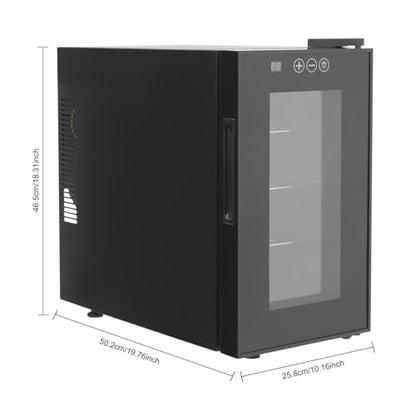 23L/6.08gal Portable Reptile Scientific Lab Incubator, Humidity Reptile Incubator 50-104°f Adjustable Range LED Display Double-Glazed Insulated Layer 3 Removable Metal Shelves Ventilation