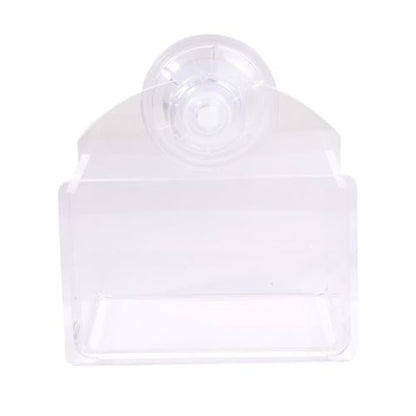 OUNONA Suction Cup Reptile Feeder Water and Food Bowl for Lizards and Green Iguanas, Plastic Material with Solid Construction, Easy Washing, Stable to Install on Wall in Acrylic Boxes