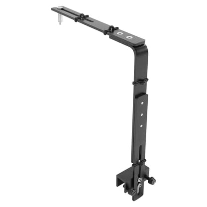 Zopsc Lamp Stand for Fish Tank, Aluminum Alloy Adjustable Height Reptile Light Stand High Stability for Aquariums (Black) - color: Black