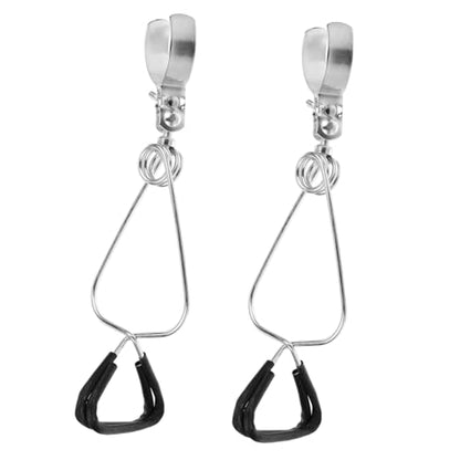 balacoo 4sets Adjustable Clamp Lamp Stand for Reptiles Heat Lamp Fixture Easy to Install and Use 2pcs*4
