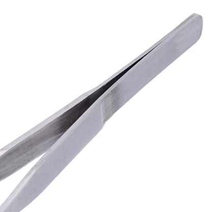 YSTAR Stainless Steel Long Reptile Tweezers Feeding Tongs for Snake Lizards Bearded Dragon Leopard Gecko and Spider Terrarium Supplies 2Pcs