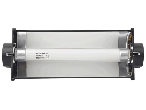 Sundew UVB 5.0 T5 Reptile Lighting Kit, 4W Compact T5 UVB Tube with Fixture, UVB Lighting System for Small Terrariums (4-Watt/6.5 Inches) - size: 4-Watt/6.5 Inches