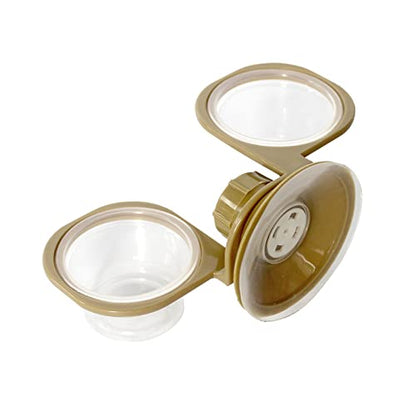Suction Cup for Frog Feeder Feeding Food Water Bowl Escape Proof Dish Feeder Bowl