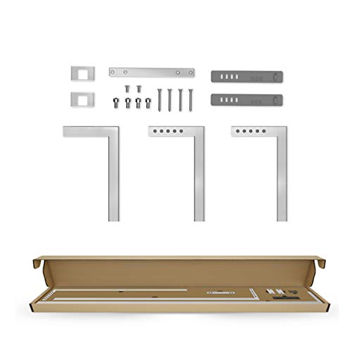 ONF Stainless Steel 304 Square Hanging Kit for Planted Terrarium & Aquarium Light, Suspension System, Adjustable Stand Hold up to 11lb 24-36 inch Fish Tank Light, 2 pcs Tubes in Pack, Left - size: Left