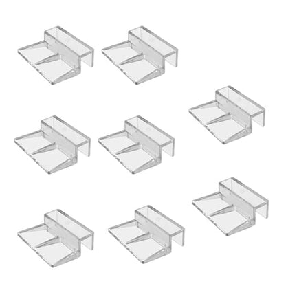 Pack of 8 Acrylic Glass Tanks Lid Clip for Fishtanks Covers 6mm / 8mm Thickness Lid Holder Aquariums Holder
