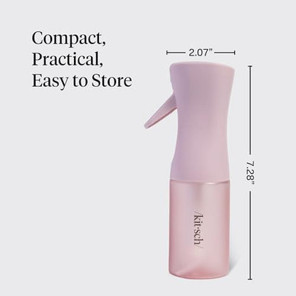 Kitsch Continuous Spray Bottle for Hair – Fine Mist Water Mister & Water Spray Bottle – Recycled Hair Spray Bottle – Spray Bottles for Cleaning, Styling, Plants & More – Sheer Violet, 150ml - color: Sheer Violet