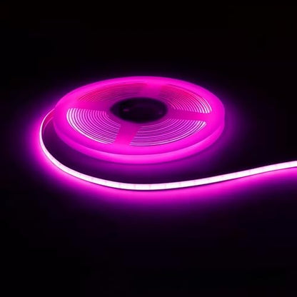 3mm Ultra-Narrow USB Cob Led Strip Lights 5v Dotless Self-Adhesive Gaming Desk Bedroom Tv Backlight (Purple, 4ft) - color: Purple, size: 4ft