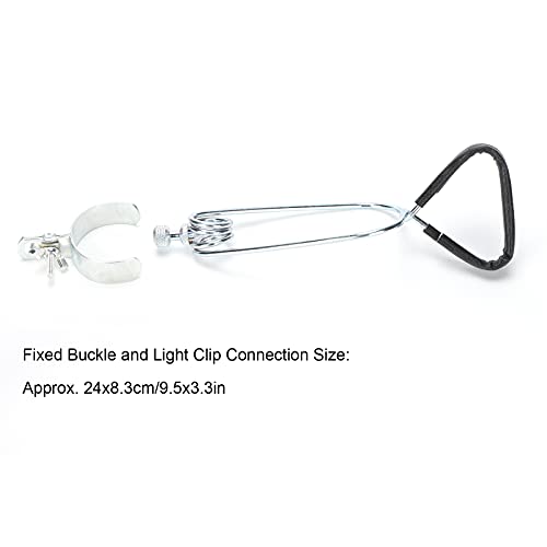 Zerodis Adjustable Reptile Lampshade Fixing Clip,Lampshade Holder Clamp Lamp Stand Fixture for Ceramic Heat Emitter Infrared Baking Heat Lamp