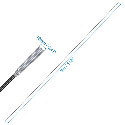 HARFINGTON Flexible Grabber Claw Pick Up Tool 118 Inch 4 Claws Stainless Steel Sewer Cleaning Hook Unclog Sink Sewer Hair Drain Cleaner Tool Sink Unclogger for Toilet Bathtub Sewer White - color: White, size: 118 Inch
