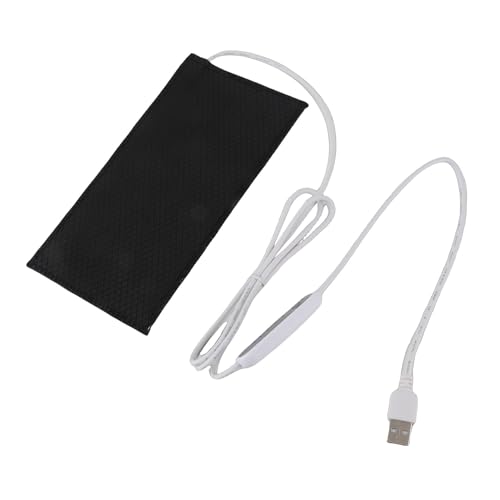 Reptile Heating Pad DC 5V Under Tank Terrarium with Temperature Control USB Power Safety 4 Gear Adjustment Reptile Heat Mat for Turtle Tortoise Snakes Lizard Gecko (20x25cm) - size: 20x25cm
