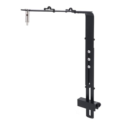 Aquarium Light Riser, Adjustable Professional Aquarium Light Stand, Aluminum Alloy Aquarium Light Holder, Aquarium Lamp Bracket, Fish Tank Lighting Holder for Aquarium LED Light - color: Black