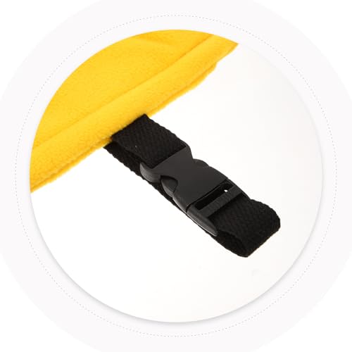Reptile Carrier Bag with Adjustable Strap, Portable Small Lizard Travel Pouch for Bearded Dragon, Chameleon, and Hamster, Yellow Chest Sling for Outdoor Use