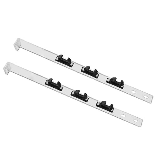 Ymiko Lamp Stand, Reptile Lamp Stand with Adjustable Height 2Pcs Acrylic Aquarium Light Holder, Transparent Aquarium Light Riser, Fish Tank Light Riser Bracket Reptile Light Fixture