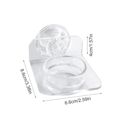 Gecko Feeder - Gecko Feeding Ledge Suction Cup, Reptile Food Feeder Bowl, Suction Cup Food Tray Lizard | Acrylic, Magnet, Bowls, Reptile Feeding Ledge for Lizards, Chameleons, Tree Frogs, - color: B