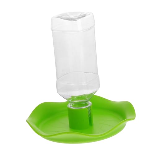 1Pc Reptile Automatic Water Feeder Basin Dual Function Pet Fountain for Tortoise Lizard Durable Water Bowl Food Plate Easy Reptile Terrariums