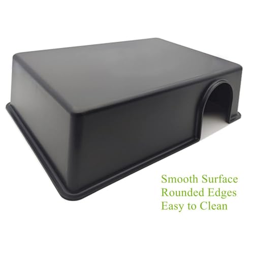 Amypet Reptile Hide Snake Hideout for Different Reptiles Snakes Ball Pythons Use Durable Material Easy to Clean 13.25" L x 8.8" W x 3.1" H (XL) - size: XL