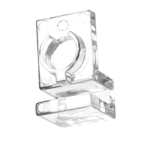30Pcs Aquarium Lid Clips Water Pipe Fixing Clamps Clamps Aquarium Lid Support Brackets, for 5mm - size: for 5mm