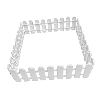 Tortoise Enclosure Outdoor 4 Pcs Pet Fences for Safe Pet Playpen Easy Install Plastic Fence Panels for Outdoor Tortoise Breeding 20.07 X 6.49 X 0.39 in