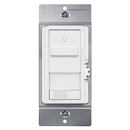 TOPGREENER Kalide Dimmer Light Switch, Pair with 12V Power Supply, 3-Way or Single-Pole, 12/24 V LED Dimmer Switch, TGSDS-1224-W, White - color: White, size: 12-24V