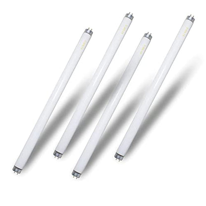 amgolibi 18 Inch 15 Watt U V/A Black Light Bulb F15T8/BL Replacement T8 BL Fluorescent Lamps for 30W Machine 350BL 365-nm Blue Light 4 Count - style: 4 Pack