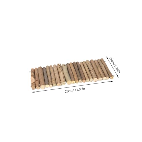 2pcs Reptile Hiding Fence Small Reptile Reptile Supplies Crawler Shelter Small Pet Reptiles Shelter Solid Wood Reptile Shelter Reptiles Hiding Cave Reptiles Hideout, 30x20cm