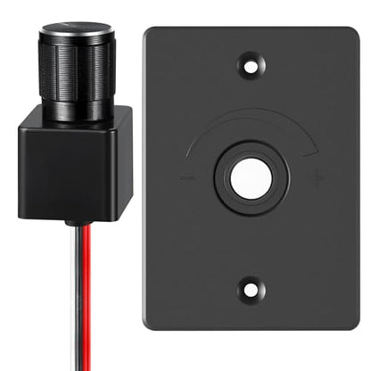 12V Light Dimmer 12 Volt PWM LED Dimmer Switch 6A 72W, for RV Boat Truck Camper Van Trailer Light Fixture, LED Strip Lights Rotary Knob - color: 6A, 4 wire