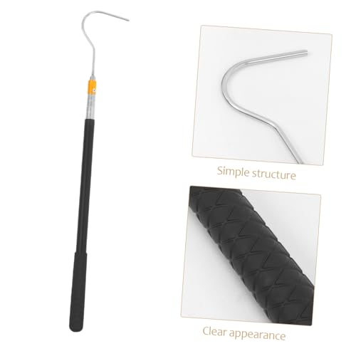 Stainless Steel Snake Catcher Tool Telescopic Snake Hook for Easy Handling Professional Trap