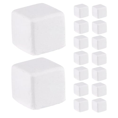VOSAREA Natural Mineral Calcium Block for Reptiles and Amphibians, 30pcs Turtle Tortoise Lizard Frog with Microelements for Shell Growth and Health Maintenance
