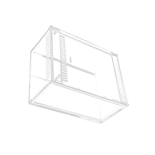1pc Transparent Reptile Breeding Container for Snakes Frogs Lizards Turtles Secure Cover and Easy Cleaning for and Observation
