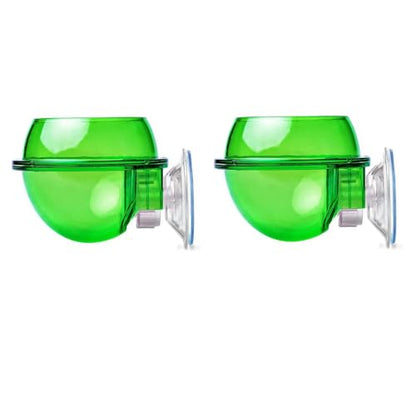 Leadigol Reptiles Suction Cup Feeder Reptile Feeding Food Cricket Bowl Anti Escape Worm Feeding Dish for Gecko Lizard Bearded Dragon
