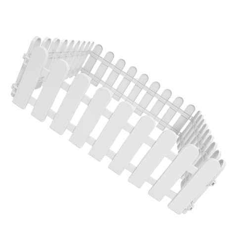 UKCOCO 4pcs Outdoor Turtle Fence Plastic Enclosure Panels 50cm Length X 20cm Height Tortoise Pet Isolation Fence for Reptiles Small Animals Bunny Playpen Safe Grass Grazing
