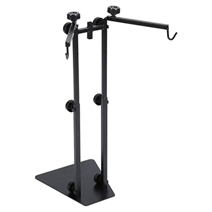 Gavigain Reptile Lamp Stand Multipurpose Double Hook Adjustable Terrarium Metal Light Stand for Reptile Terrarium Tank