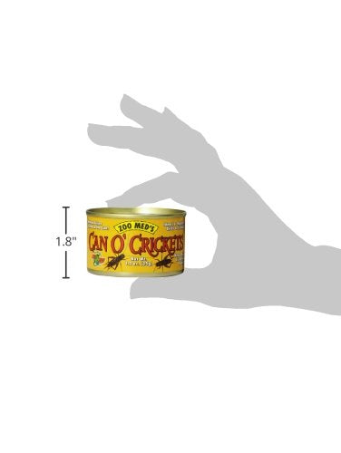 Zoo Med Laboratories SZMZM41 Can O Crickets Pet Food, 1.2-Ounce (Pack of 2) - size: 1.2 Ounce (Pack of 2)