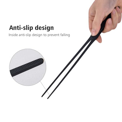 2Pcs Reptile Stainless Steel Long Tweezers Feeding and Cleaning Tongs Tweezers for Ball Python, Snakes, Lizards, Leopard Gecko, Chameleon, Aquariums and Terrariums