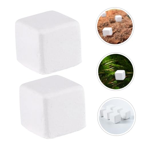 Kisangel 30pcs Natural Calcium Blocks for Turtles Tortoises Lizards Frogs Chameleons Enriches Water Quality Supports Bone Strength Enhances Resistance Mineral for Reptile Amphibian Health
