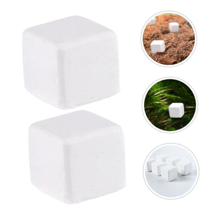 Kisangel 30pcs Natural Calcium Blocks for Turtles Tortoises Lizards Frogs Chameleons Enriches Water Quality Supports Bone Strength Enhances Resistance Mineral for Reptile Amphibian Health