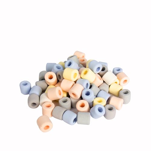 UPETTOOLS Aquarium Filter Media, 5 in 1 Bio Ceramic Ring Balls for Aquarium Filter, Porous Filter Media for Freshwater and Marine Fish Tank/Pond (1.1lb) - size: Filter Media