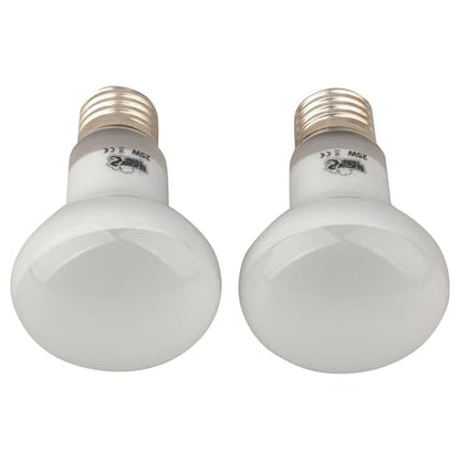 LUCKY HERP Reptile Basking Spot Lamp,Daylight Heat Bulb,2-Pack (25W)