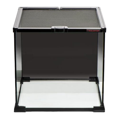 Aquatop 7.1 Gallon Cube Terrarium with Durable Mesh Top for Easy Access & Ventilation - Perfect for Reptiles & Plants, 11.8 x 11.8 x 11.8 Inches, RT-07 - size: 7.1 Gallon