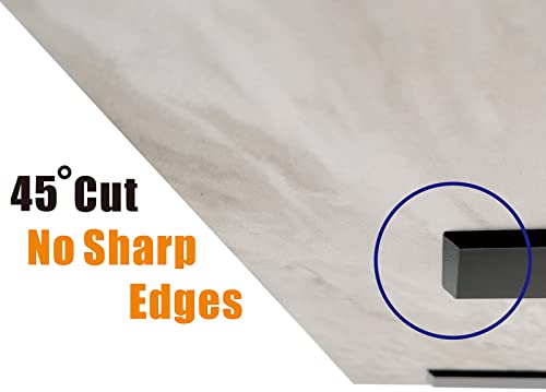（2-Pack） Free Hanging T Shelf Bracket, Solid Heavy Duty Steel Knee Wall Hidden Granite Countertop Support Floating Bracket Hardware, Universal ,20 Inch , DIY Projects , Screws Included - size: 20